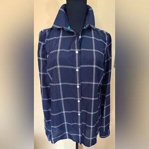 JCPenney Black and White Patterned Shirt